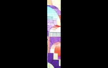 03-Crépuscule d’une ville rêvée 1, panneau 1.01, 130 cm x 40 cm rétroéclairé
